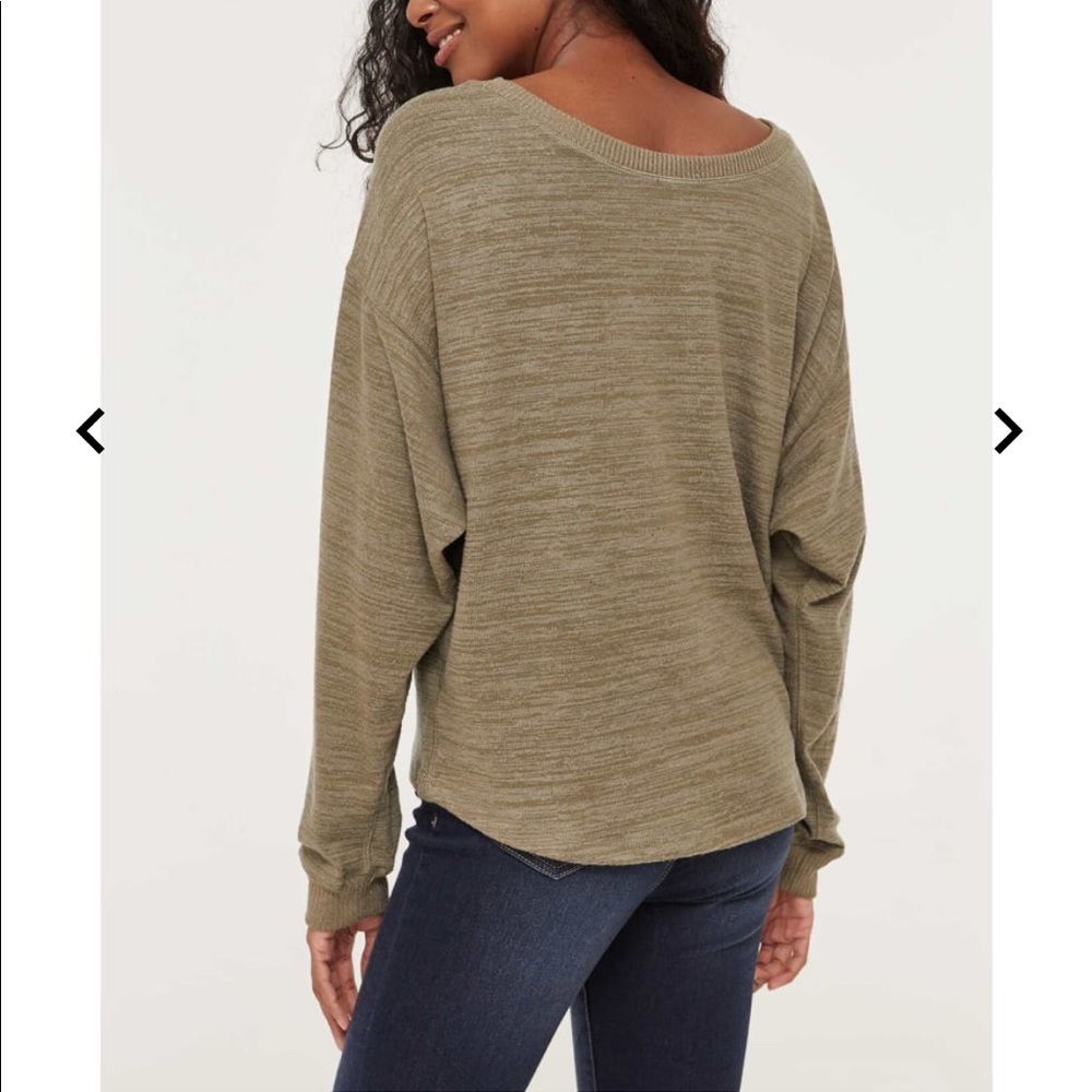 Ardene dolman sleeve pullover sweater. Pink, S. - Picture 11 of 15